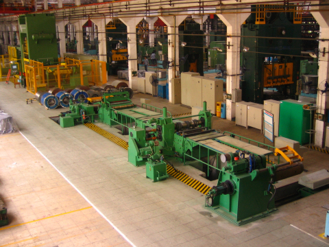 me<x>tal slitting line