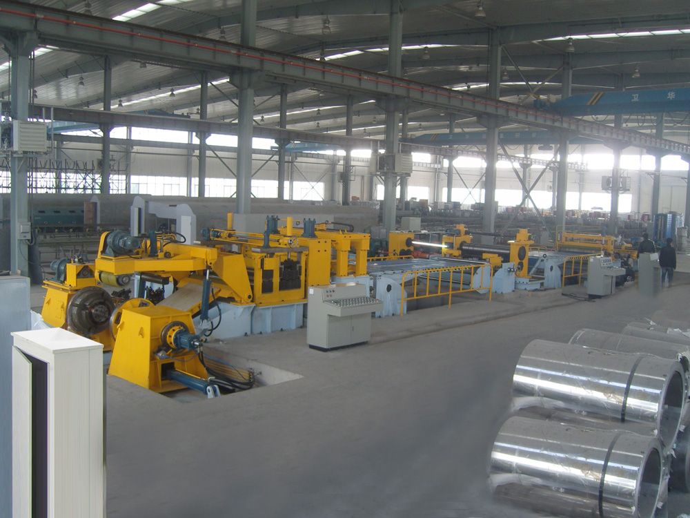 Plate slitting unit